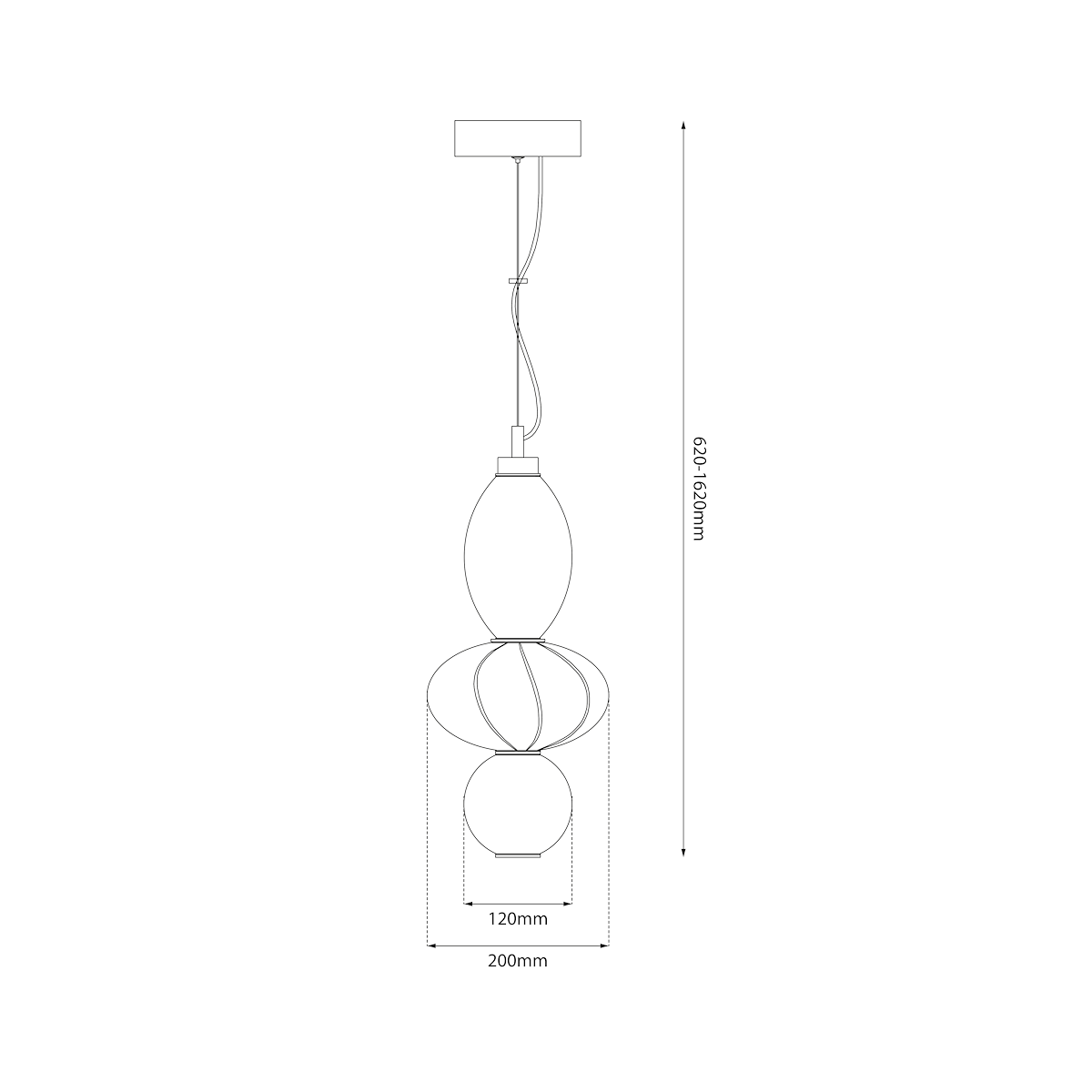 MiLagro Lampa wisząca ASCOLI 18W LED ML1420