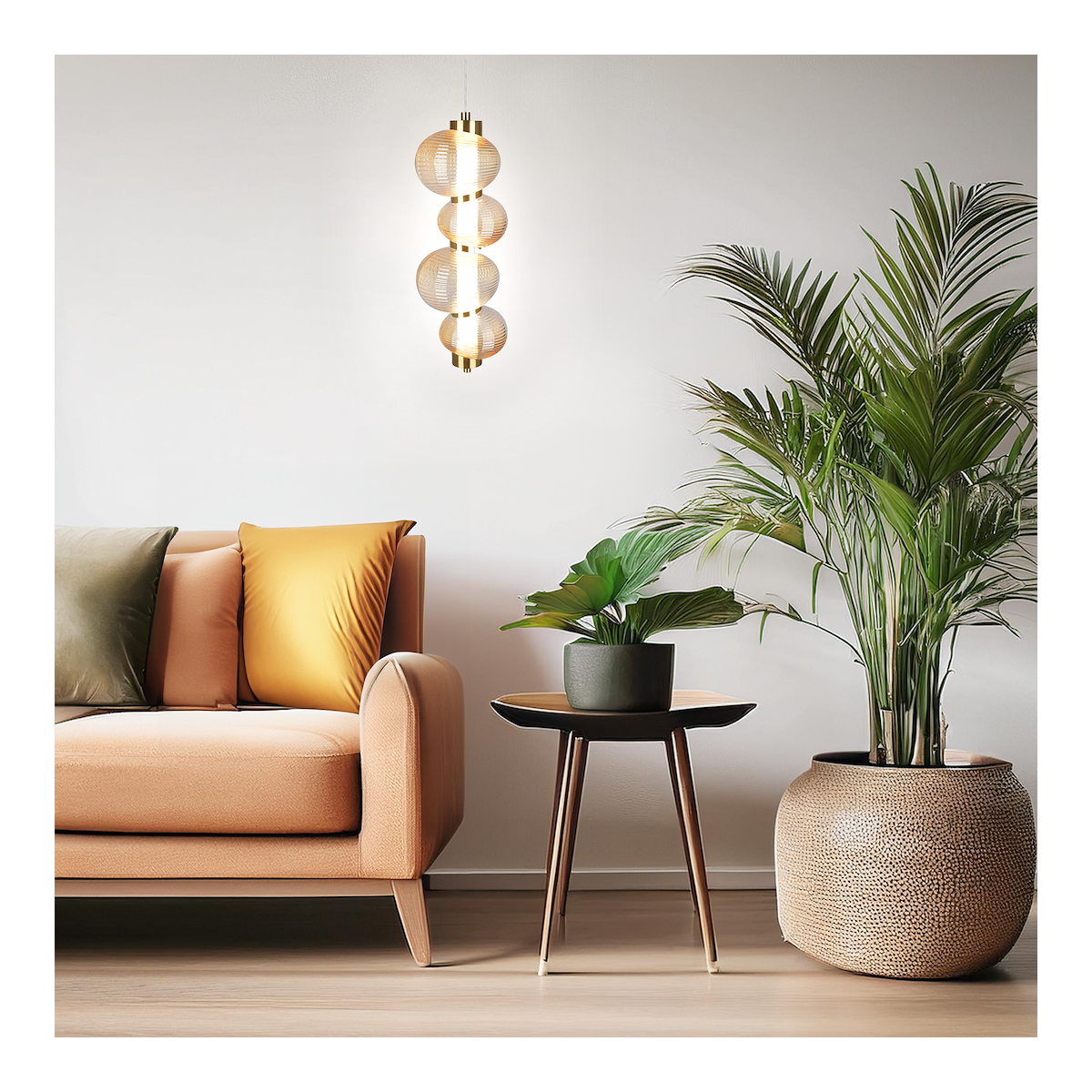 MiLagro Lampa wisząca BOLLA GOLD 17W LED ML1422