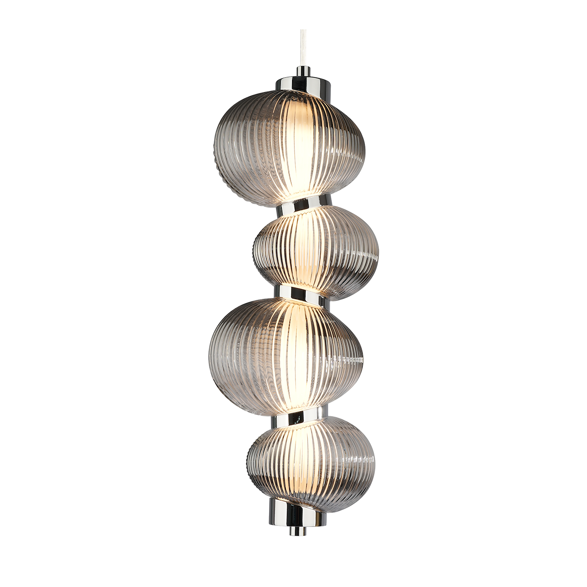 MiLagro Lampa wisząca BOLLA SMOKED 17W LED ML1423