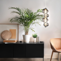 MiLagro Lampa wisząca BOLLA SMOKED 17W LED ML1423