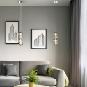 MiLagro Lampa wisząca BOLLA SMOKED 17W LED ML1423
