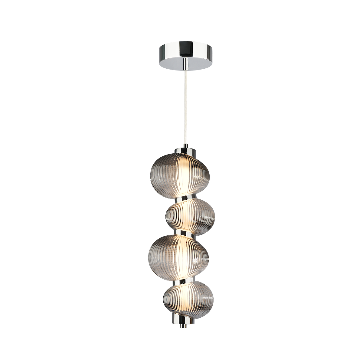 MiLagro Lampa wisząca BOLLA SMOKED 17W LED ML1423