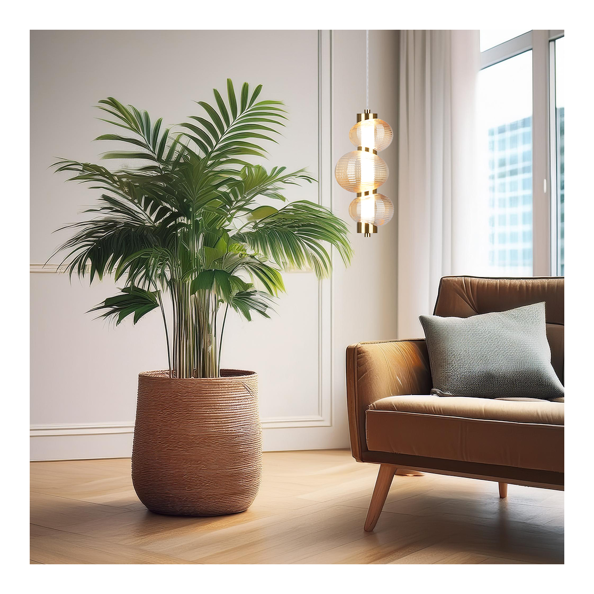 MiLagro Lampa wisząca BOLLA GOLD 12W LED ML1424