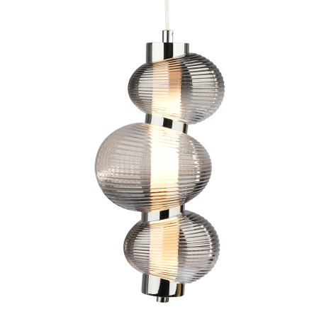 MiLagro Lampa wisząca BOLLA SMOKED 12W LED ML1425