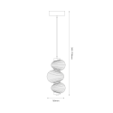 MiLagro Lampa wisząca BOLLA SMOKED 12W LED ML1425