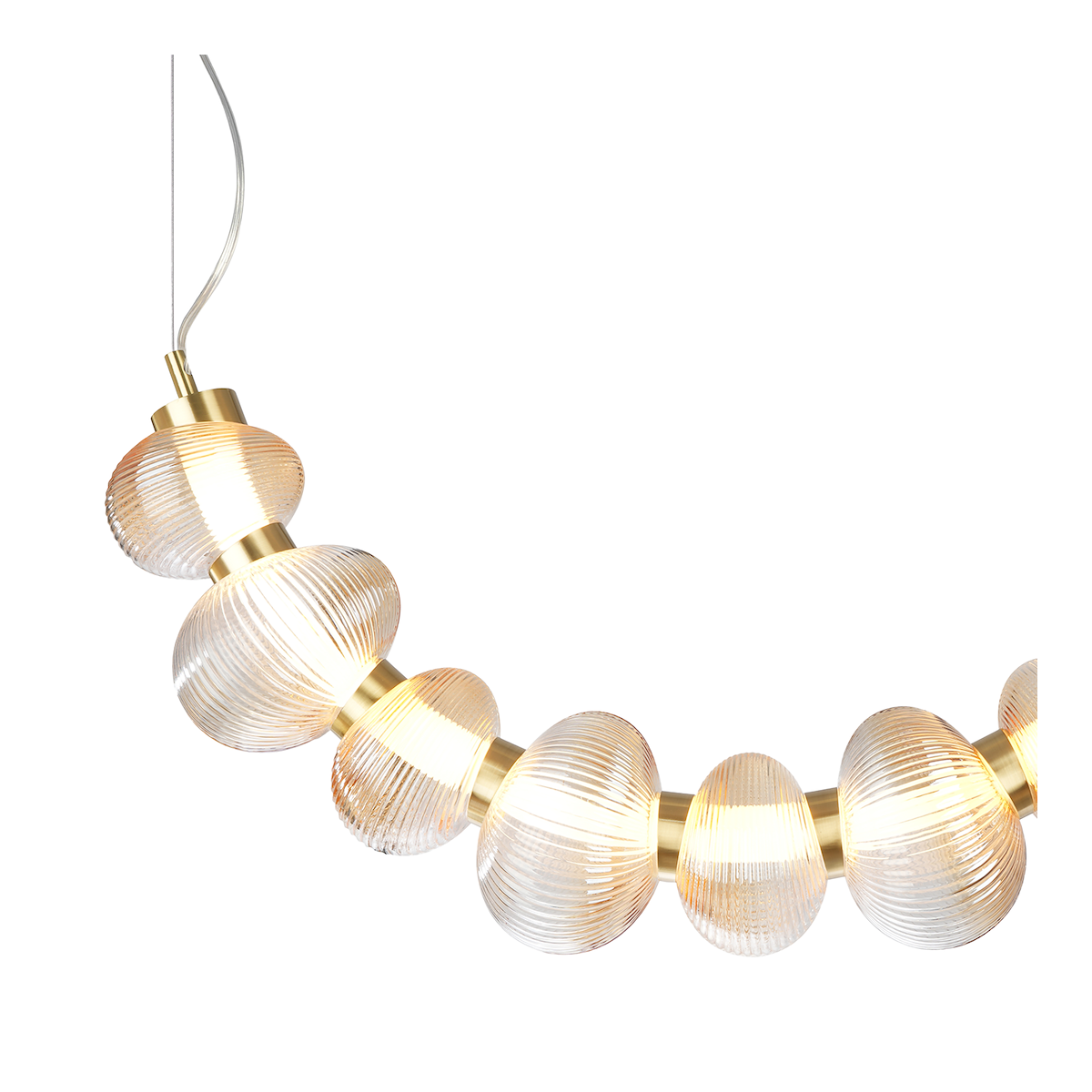 MiLagro Lampa wisząca BOLLA GOLD 36W LED ML1428