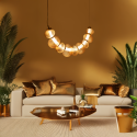 MiLagro Lampa wisząca BOLLA GOLD 36W LED ML1428