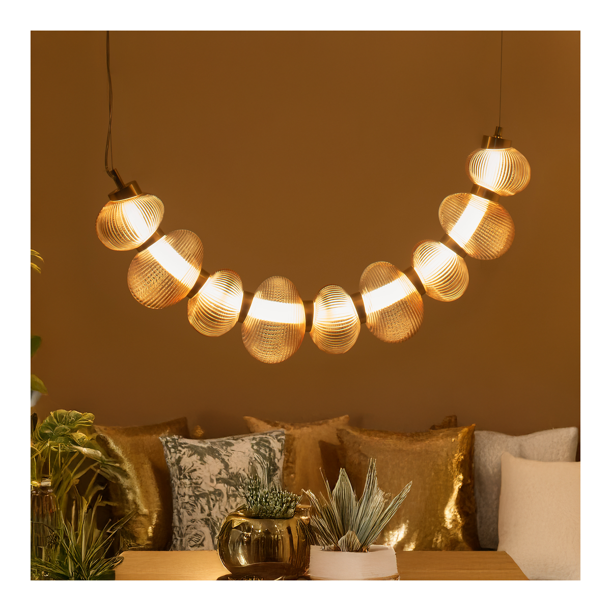 MiLagro Lampa wisząca BOLLA GOLD 36W LED ML1428