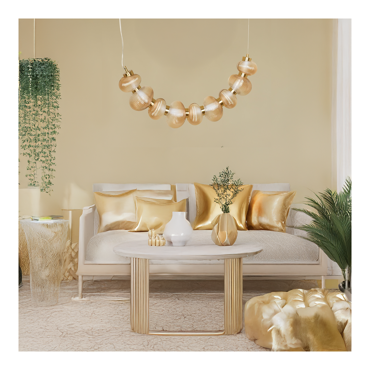 MiLagro Lampa wisząca BOLLA GOLD 36W LED ML1428