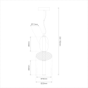 MiLagro Lampa wisząca ARAME 23W LED ML1433