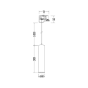 MiLagro Oprawa Pipe Track Zwis Biały 1xGU10 3-obwodowy ML2132