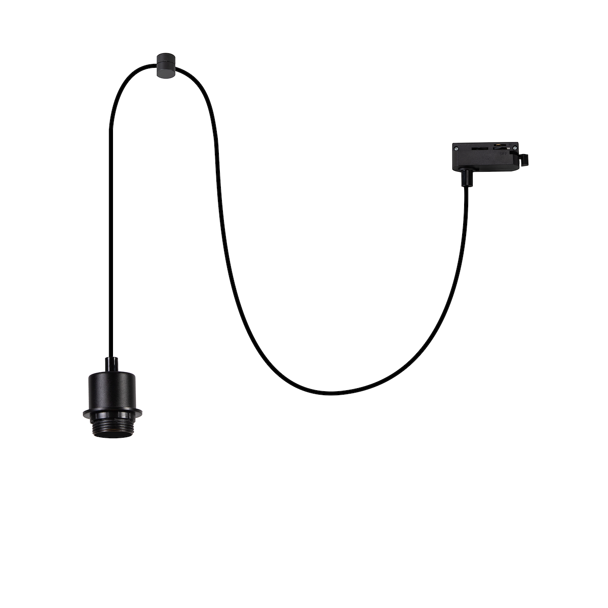 MiLagro Zawiesie Hang Track Czarny 1xE27 ML2278