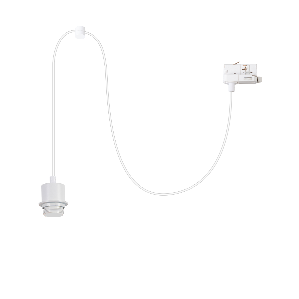 MiLagro Zawiesie Hang Track Biały 1xE27 3-obwodowy ML2281