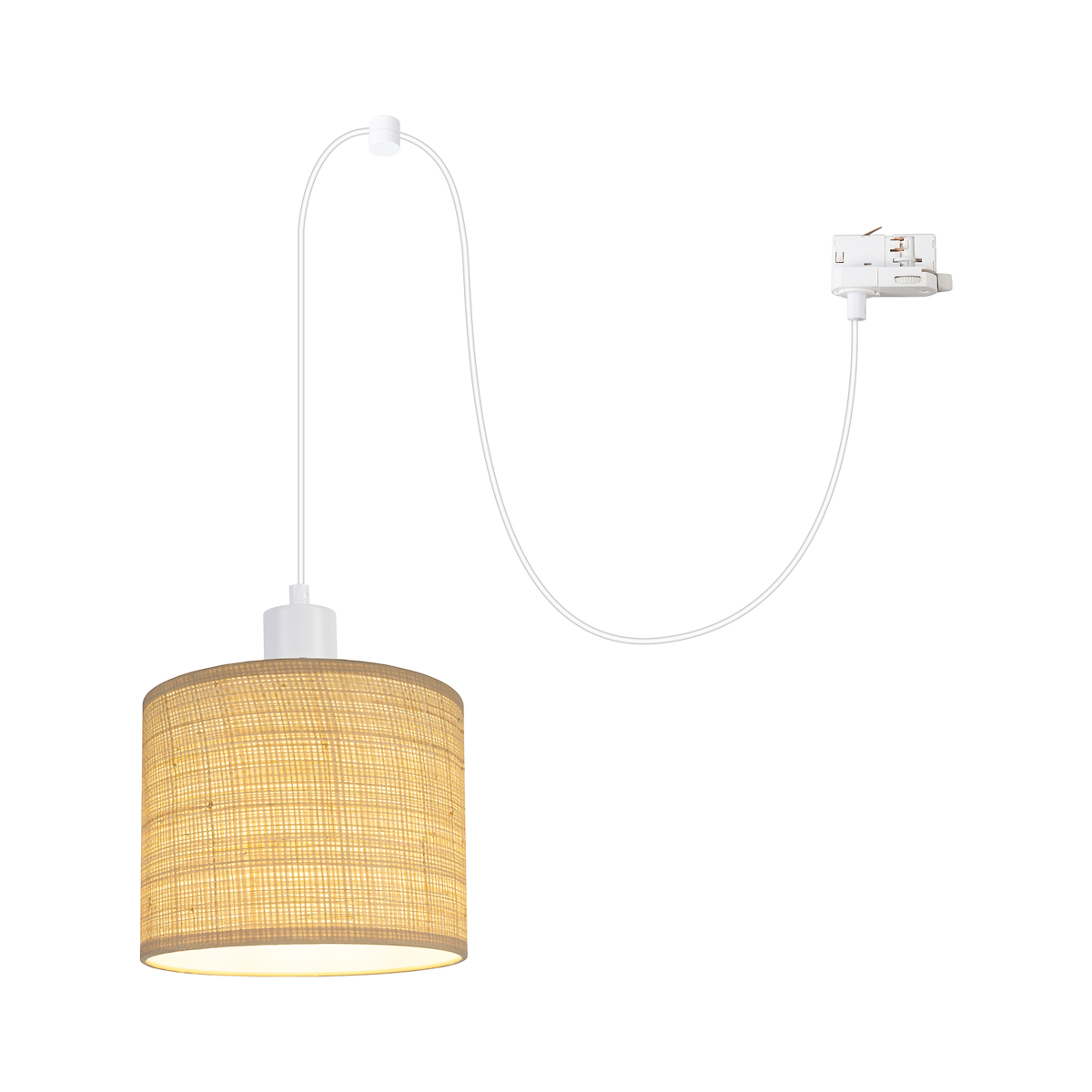 MiLagro Zawiesie Hang Track Biały 1xE27 3-obwodowy ML2281