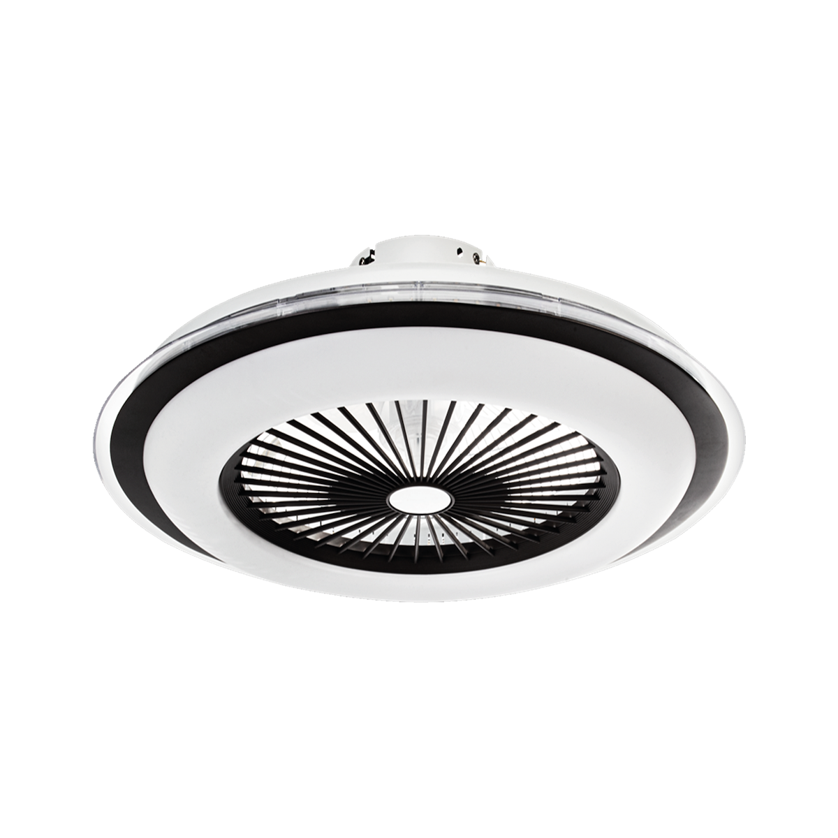 MiLagro Lampowentylator ZEPHYR BLACK 48W LED+ PILOT ML1514