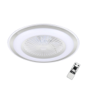 MiLagro Lampowentylator ZEPHYR SILVER 48W LED+ PILOT ML1515