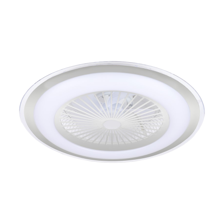 MiLagro Lampowentylator ZEPHYR SILVER 48W LED+ PILOT ML1515