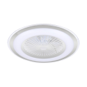 MiLagro Lampowentylator ZEPHYR SILVER 48W LED+ PILOT ML1515