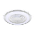 MiLagro Lampowentylator ZEPHYR SILVER 48W LED+ PILOT ML1515