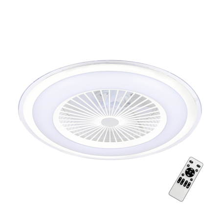 MiLagro Lampowentylator ZEPHYR WHITE 48W LED+ PILOT ML1516