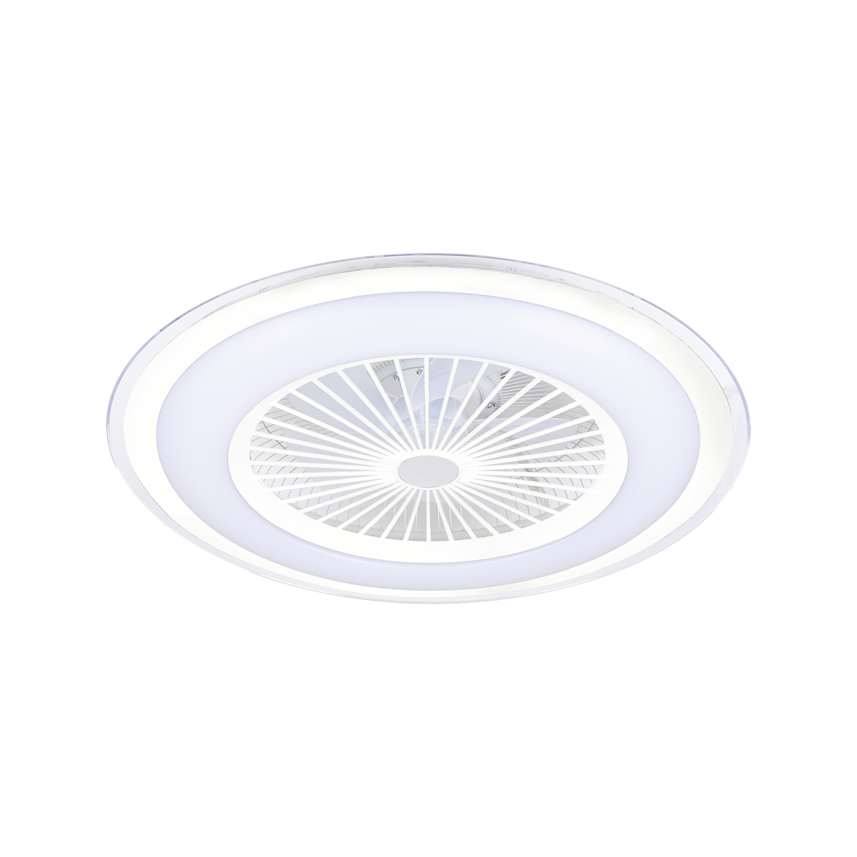 MiLagro Lampowentylator ZEPHYR WHITE 48W LED+ PILOT ML1516