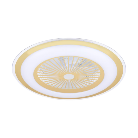MiLagro Lampowentylator ZEPHYR GOLD 48W LED+ PILOT ML1517