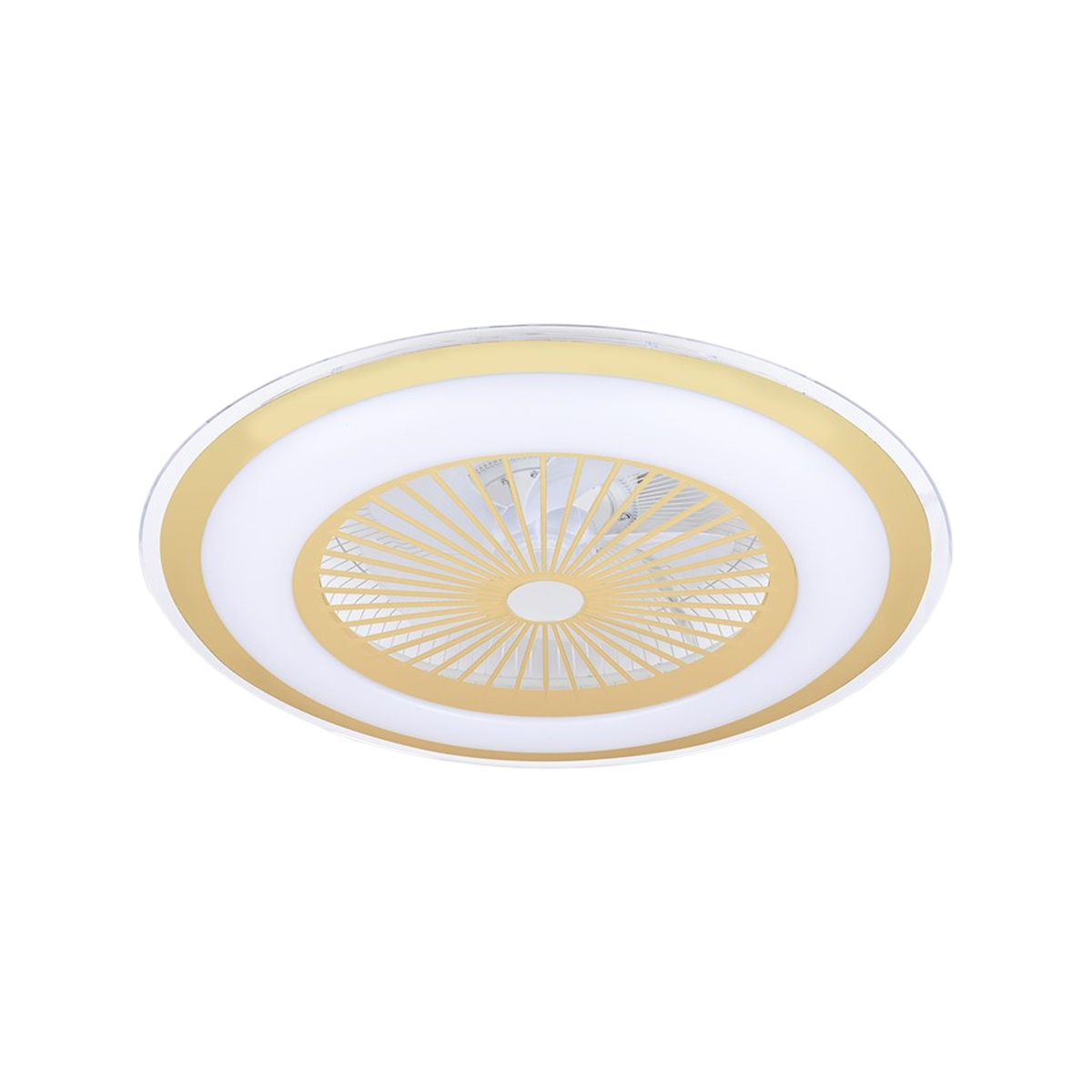 MiLagro Lampowentylator ZEPHYR GOLD 48W LED+ PILOT ML1517