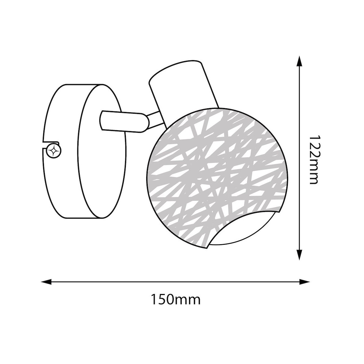 MiLagro Kinkiet DEX 1xE14 ML2117