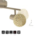 MiLagro Lampa sufitowa DEX 2xE14 ML2118