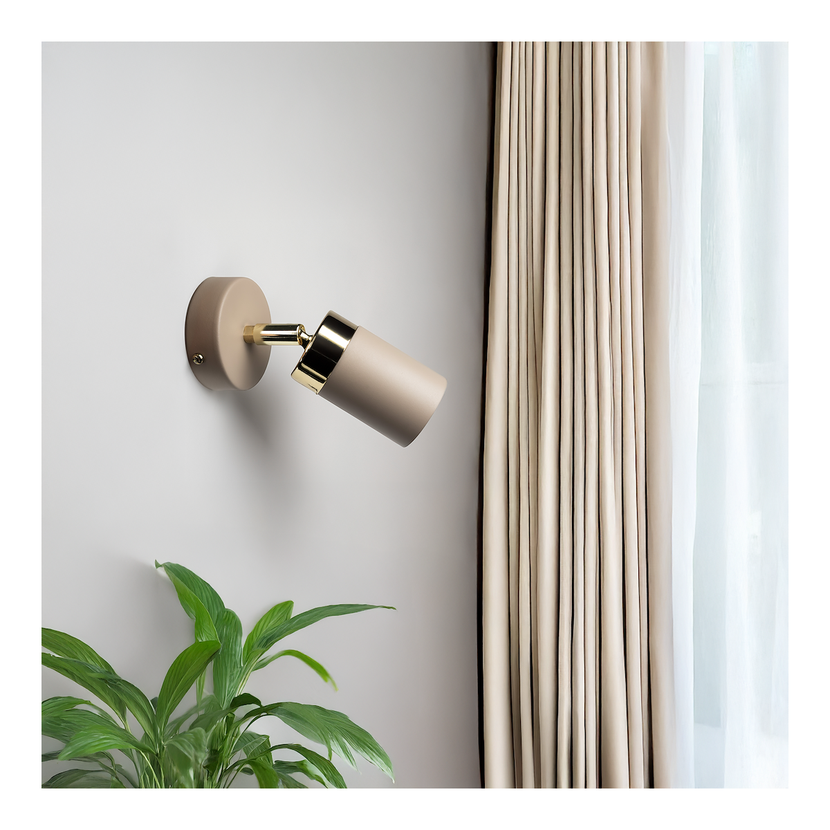 MiLagro Kinkiet JOKER CASHMERE/GOLD 1xGU10 MLP2328