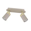 MiLagro Lampa sufitowa JOKER CASHMERE/GOLD 2xGU10 MLP2329