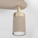MiLagro Lampa sufitowa JOKER CASHMERE/GOLD 2xGU10 MLP2329