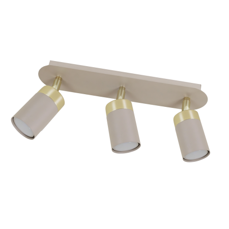MiLagro Lampa sufitowa JOKER CASHMERE/GOLD 3xGU10 MLP2330