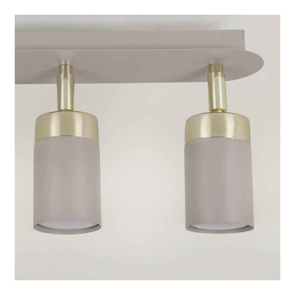 MiLagro Lampa sufitowa JOKER CASHMERE/GOLD 3xGU10 MLP2330