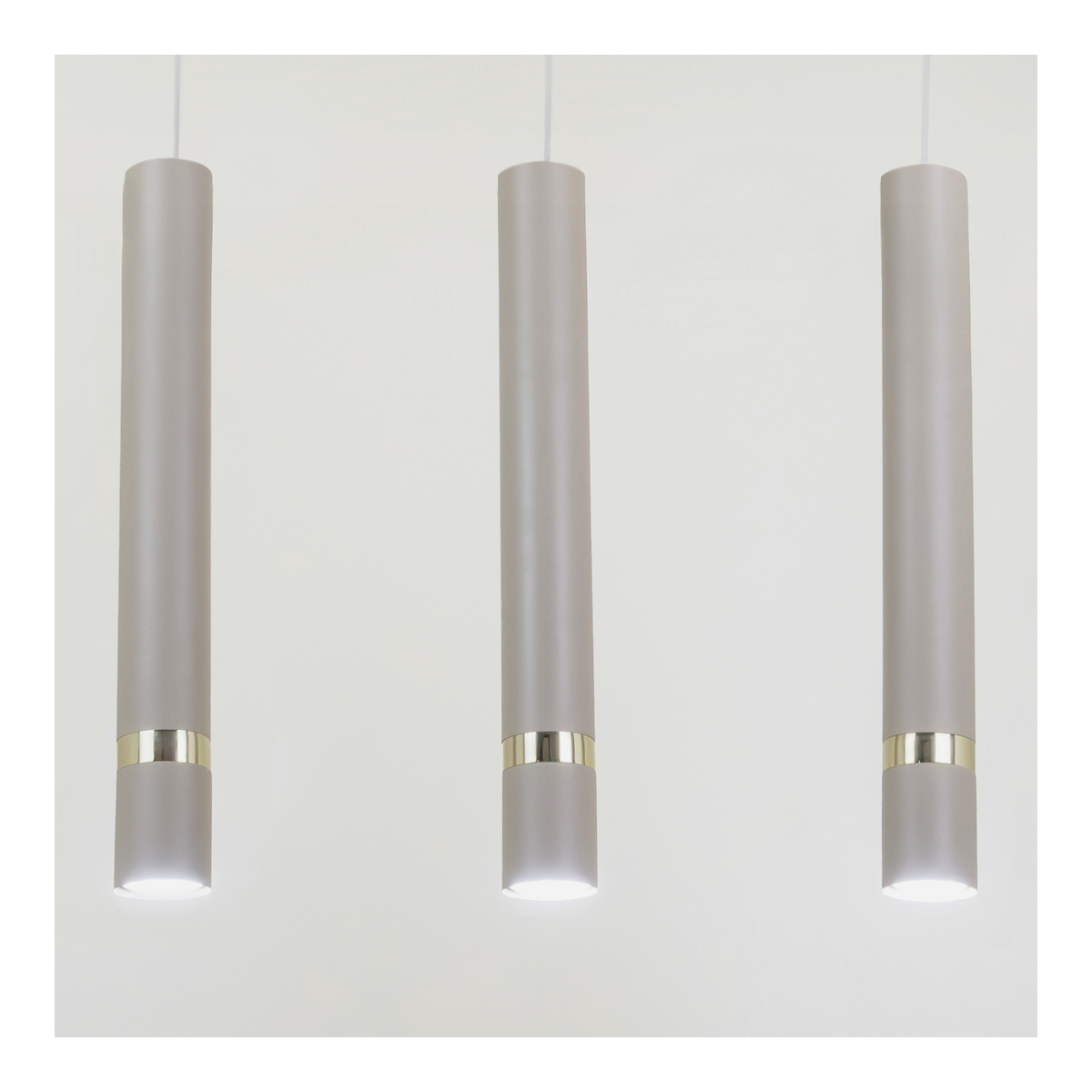 MiLagro Lampa wisząca JOKER CASHMERE/GOLD 3xGU10 MLP2332