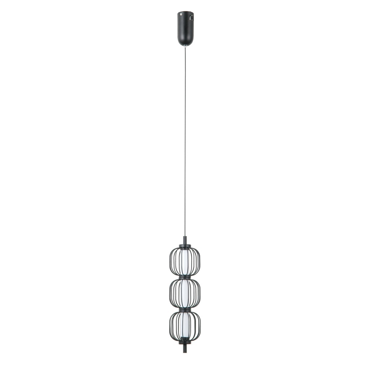 Nowoczesna lampa wisząca ITALUX PND-34405-3V-BK