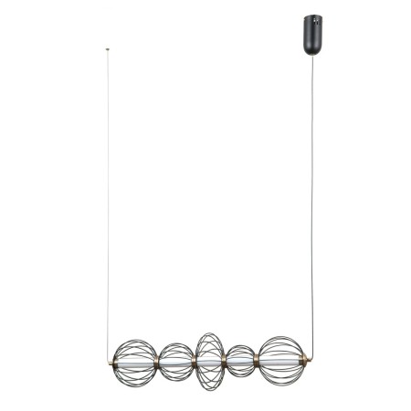 Nowoczesna lampa wisząca ITALUX RABEL PND-344221-5-BK