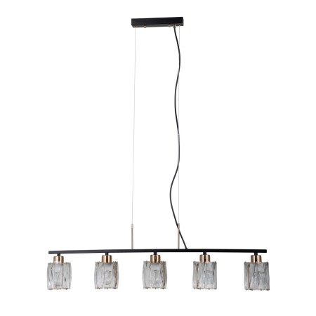 Lampa wisząca z kryształami ITALUX PND-40814-5-BK-HBR
