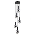 Nowoczesna lampa wisząca ITALUX PND-34378-5S-BK