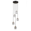Lampa wisząca z kryształami ITALUX PND-40813-5R-BK-HBR