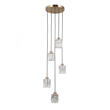 Lampa wisząca z kryształami ITALUX PND-40813-5R-HBR