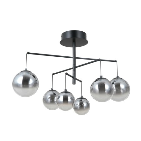 Nowoczesna lampa wisząca ITALUX PND-34381-6-BK