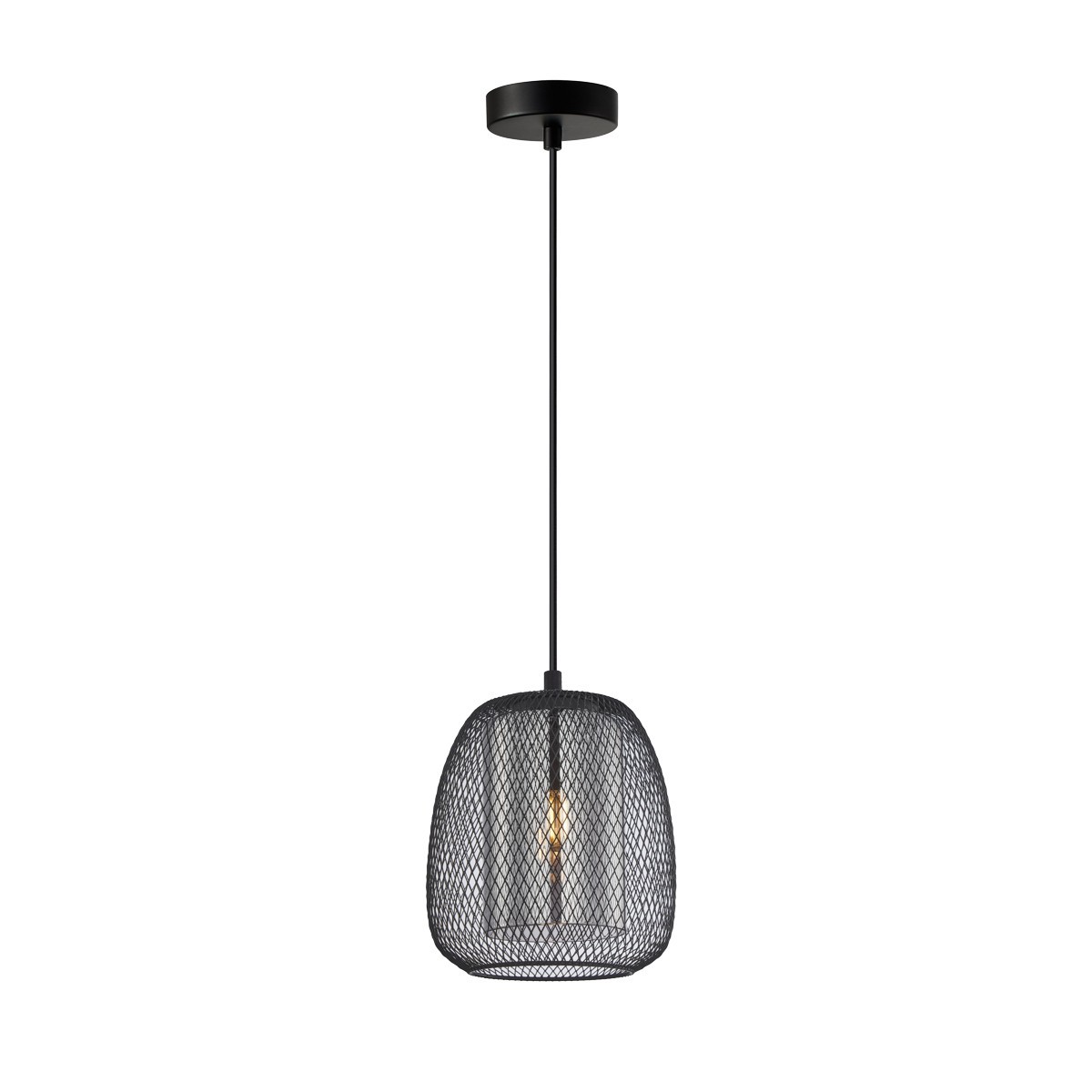 Nowoczesna lampa wisząca ITALUX PND-28612-BK-SG