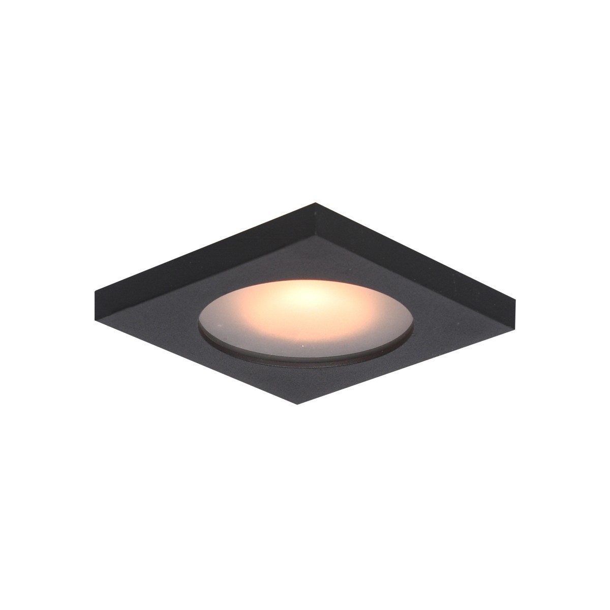 Nowoczesna lampa wpuszczana w sufit ITALUX DL-26385S-GU10-BK
