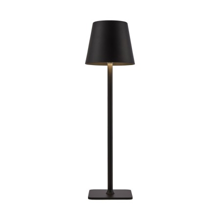 Nowoczesna przenośna lampa stołowa ITALUX TB-2821-BK