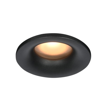 Nowoczesna lampa wpuszczana w sufit ITALUX DL-60327-IP44-BK