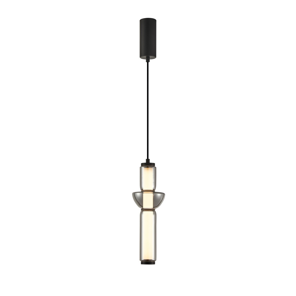 Nowoczesna lampa wisząca ITALUX PND-27372-1-19W-BK