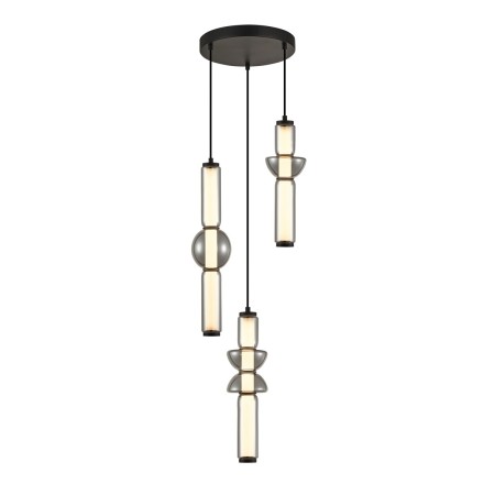 Nowoczesna lampa wisząca ITALUX PND-27372-3A-57W-BK