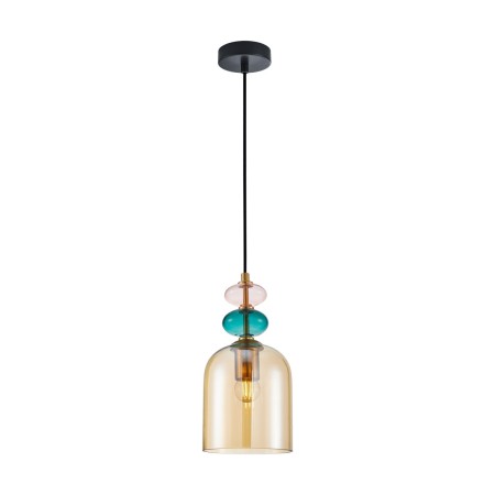 Nowoczesna lampa wisząca ITALUX PND-30263-1B-BRO-AMB