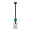 Nowoczesna lampa wisząca ITALUX PND-30263-1B-BRO-SG